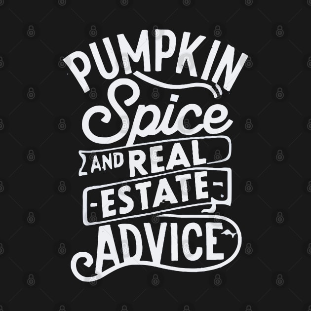 Real Estate Halloween Pumpkin Spice And Real Estate Advice by Space Monkeys NFT