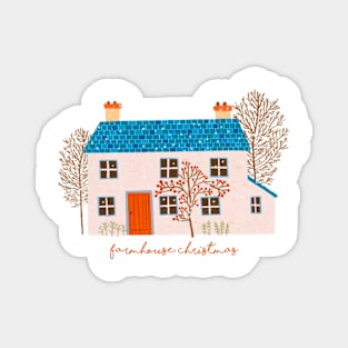 Farmhouse Christmas | Merry Christmas 2022 | Christmas Gift | Farmer Christmas | Small Town Christmas Magnet