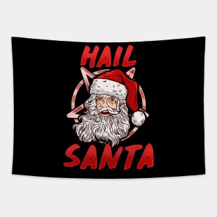 Hail Santa - Satanic Christmas Gift Tapestry