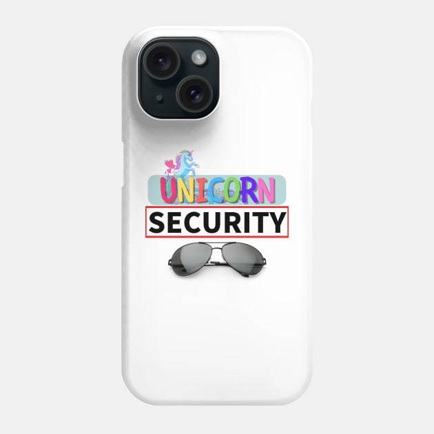 Cute Little Unicorn Security Phone Case by Blumammal