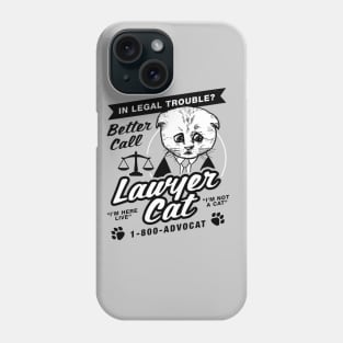 Lawyer Cat Phone Case