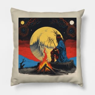 greed and fear ecosystem Pillow