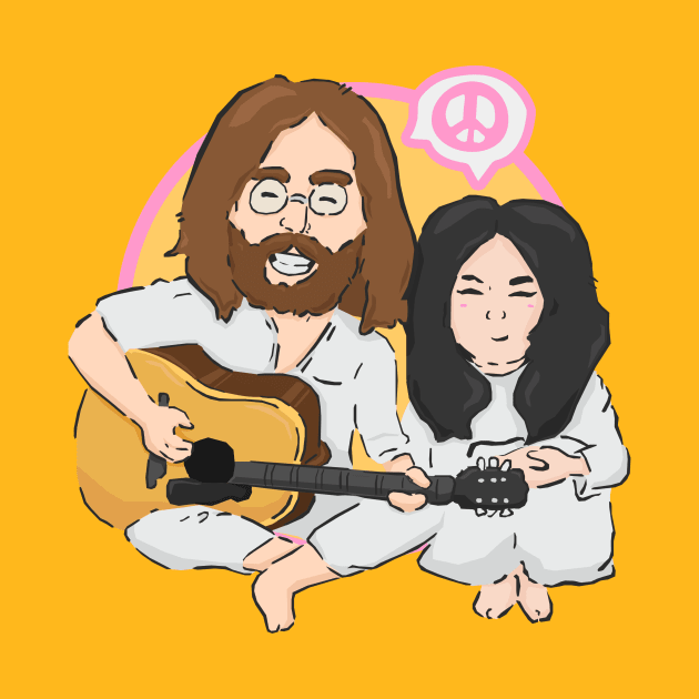 John n Yoko by YipeeKaiYay