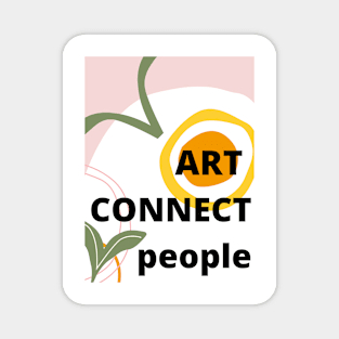 Art connect people IV Magnet