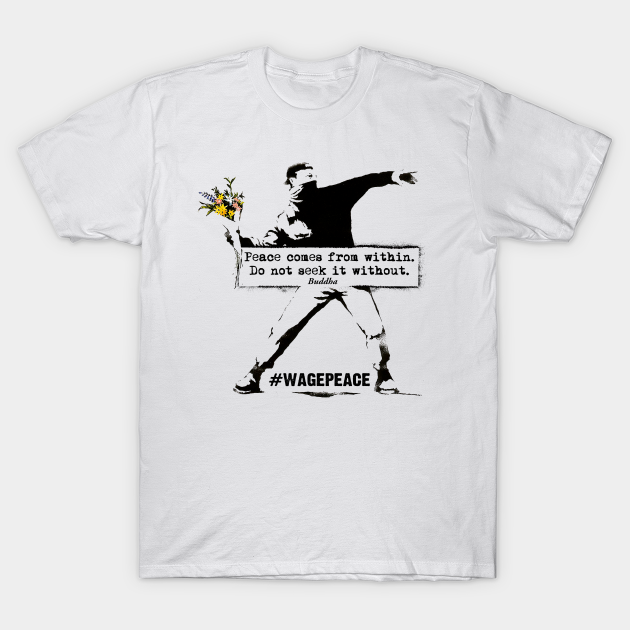 Banksy Buddha Banksy T Shirt Teepublic Uk