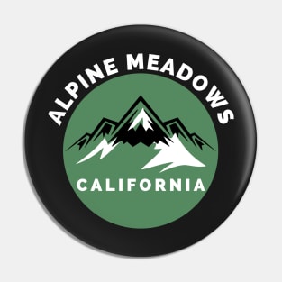 Alpine Meadows Ski Snowboard Mountain California Yosemite - Travel Pin