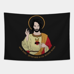 Saint Keanu Reeves - Saint Of The Memes Tapestry