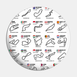 Calendar 2024 Formula Racing Tracks Pin