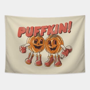 Pumpkin Halloween Tapestry