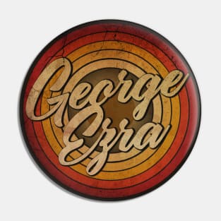 arjunthemaniac,circle retro faded George Ezra Pin