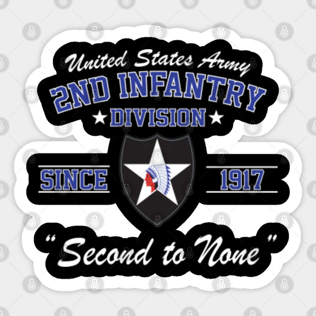 Us Army 2nd Infantry Division 2nd Infantry Division Sticker Teepublic Au