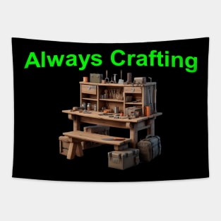 Crafting Workbench Tapestry