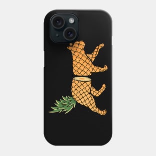 Fruit Cat: Pineapple Phone Case