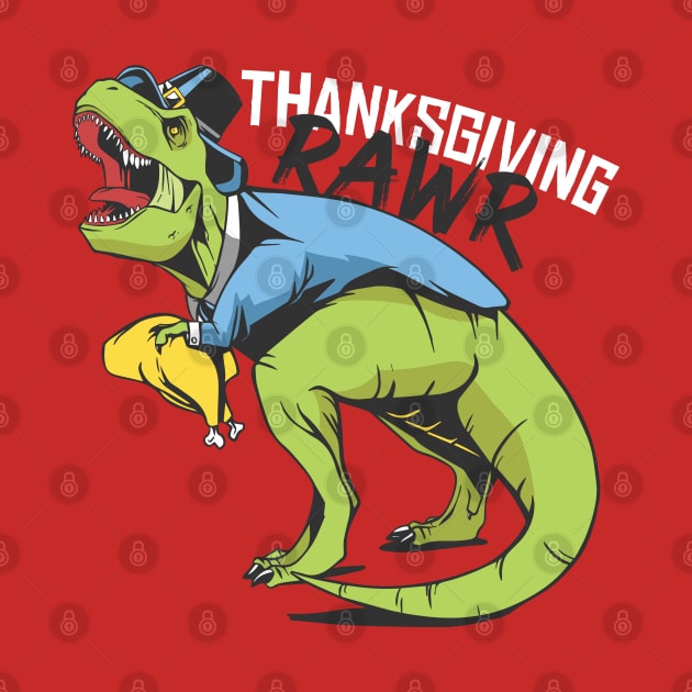 Thanksgiving Rawr by madeinchorley