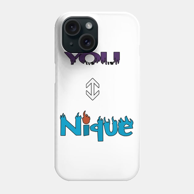 You-Nique Phone Case by DesigningJudy