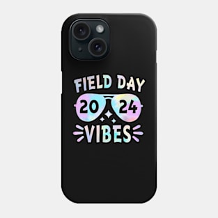 Tie Dye Field Day Vibes For Teacher Kid Field Day 2024 Phone Case