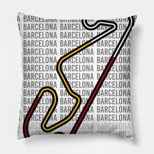 Barcelona - F1 Track Pillow