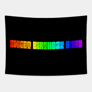 Sweet Birthday Baby Tapestry