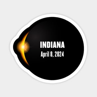 Total Solar Eclipse Indiana 2024 Magnet