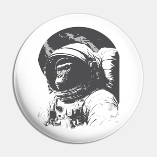 monkey on the moon Pin