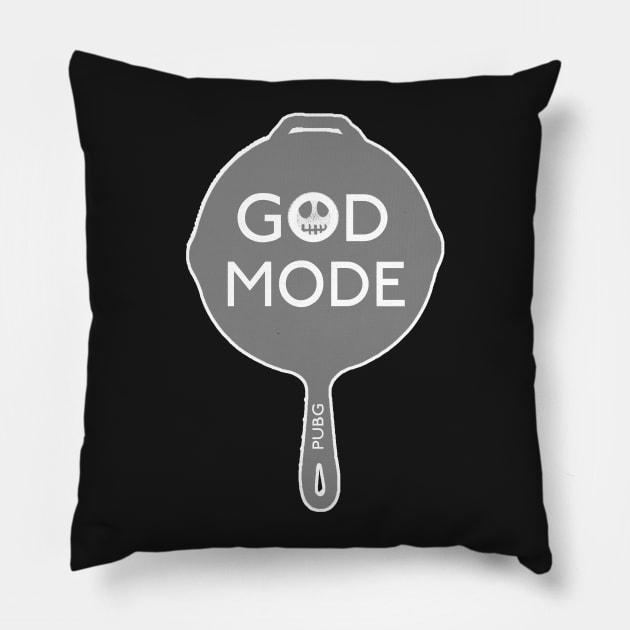 PUBG - GODMODE Pillow by chrisioa