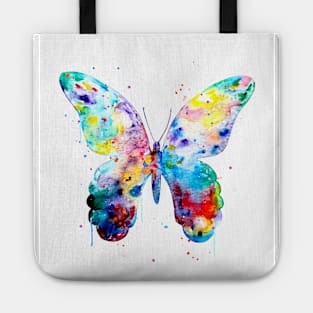 Butterfly, watercolor art, colorful butterfly, nursery Tote