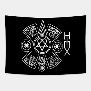 Heartagram HIM Tapestry