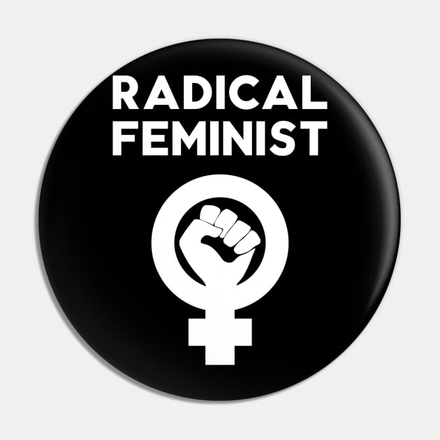 Radical feminist Pin by mag-graphic