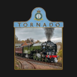 Steam Engine Tornado and Nameplate T-Shirt