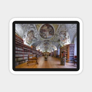 Library of Strahov Monastery in Prague, Czech Republic Magnet