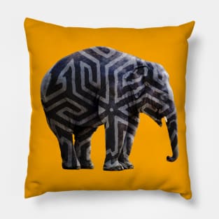 Elephant Mount Tribe Pillow