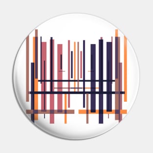 Geometric pattern Violet abstract Pin