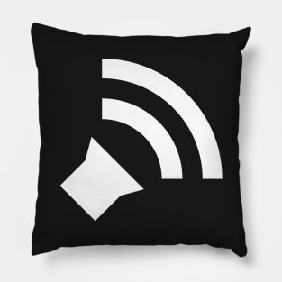 Simple Audio Icon - White Pillow