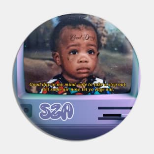 SZA - Good Days - Vintage - Purple Pin