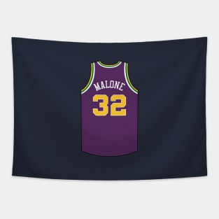 Karl Malone Utah Jersey Qiangy Tapestry