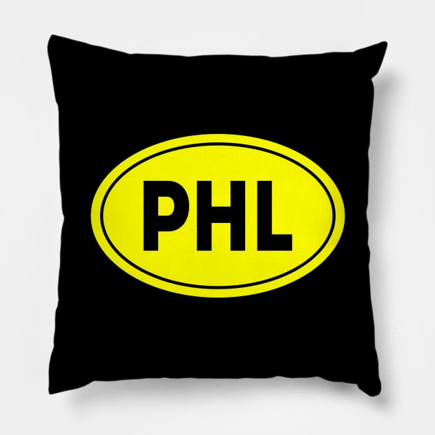 PHL Airport Code Philadelphia International Airport USA Pillow by VFR Zone