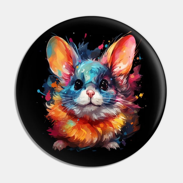 Chinchilla Rainbow Pin by JH Mart