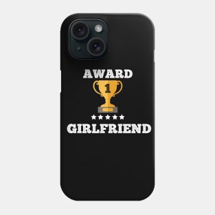 Award gift girlfriend trophy gift idea couple love Phone Case