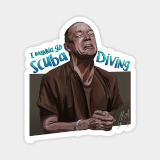 Scuba Diving William Hastings Magnet