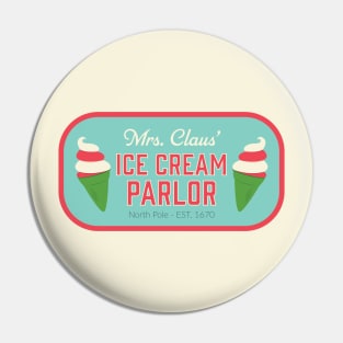 Mrs Claus Ice Cream Parlor Pin