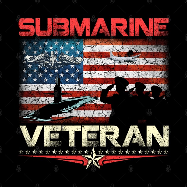 Submarine Veteran Shirt Submariner Pride Runs Deep - Gift for Veterans Day 4th of July or Patriotic Memorial Day by Oscar N Sims