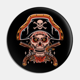 Pirates Skull Pin