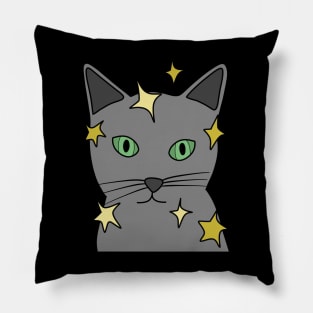 Russian Blue Cat Pillow