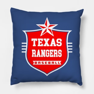 Texas Rangers Label Pillow