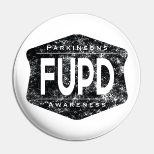 Parkinsons FUPD Parkinsons Awareness Distressed Pin