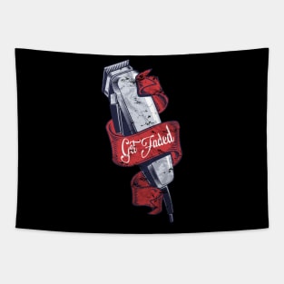 get faded barber Tapestry