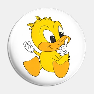 Baby Shushy Ducky Pin