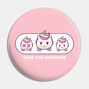 Save The Unicorns Pin