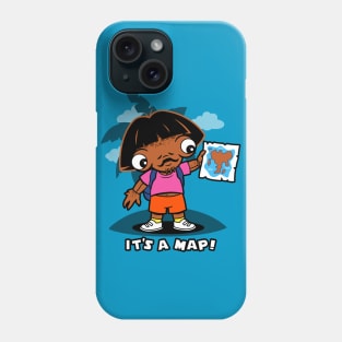 Funny Alien Explorer Cute Cartoon Silly Mashup Phone Case