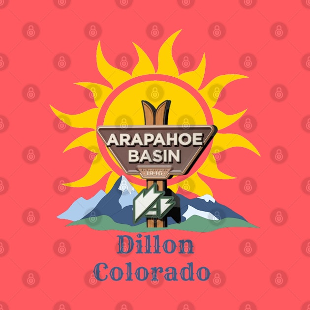 Arapahoe Basin, Dillon Colorado. Gift Ideas For The Ski Enthusiast. by Papilio Art